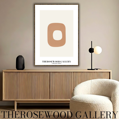 Affiche numérique abstraite et épurée | Téléchargement instantané | Palette neutre et calme | Décorations tendance | Teintes douces et pâles