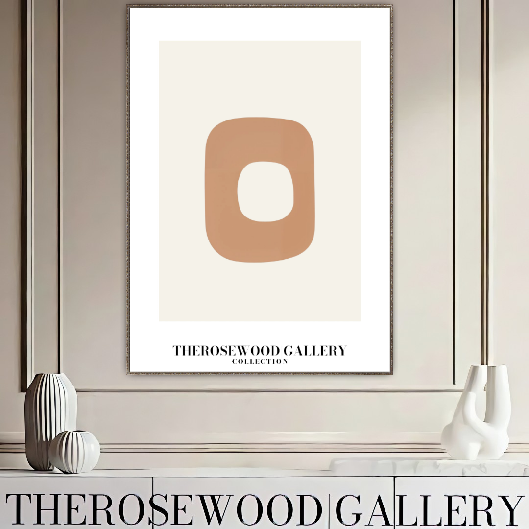 Affiche numérique abstraite et épurée | Téléchargement instantané | Palette neutre et calme | Décorations tendance | Teintes douces et pâles