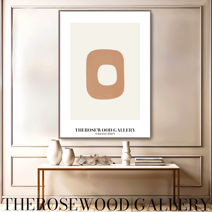 Affiche numérique abstraite et épurée | Téléchargement instantané | Palette neutre et calme | Décorations tendance | Teintes douces et pâles