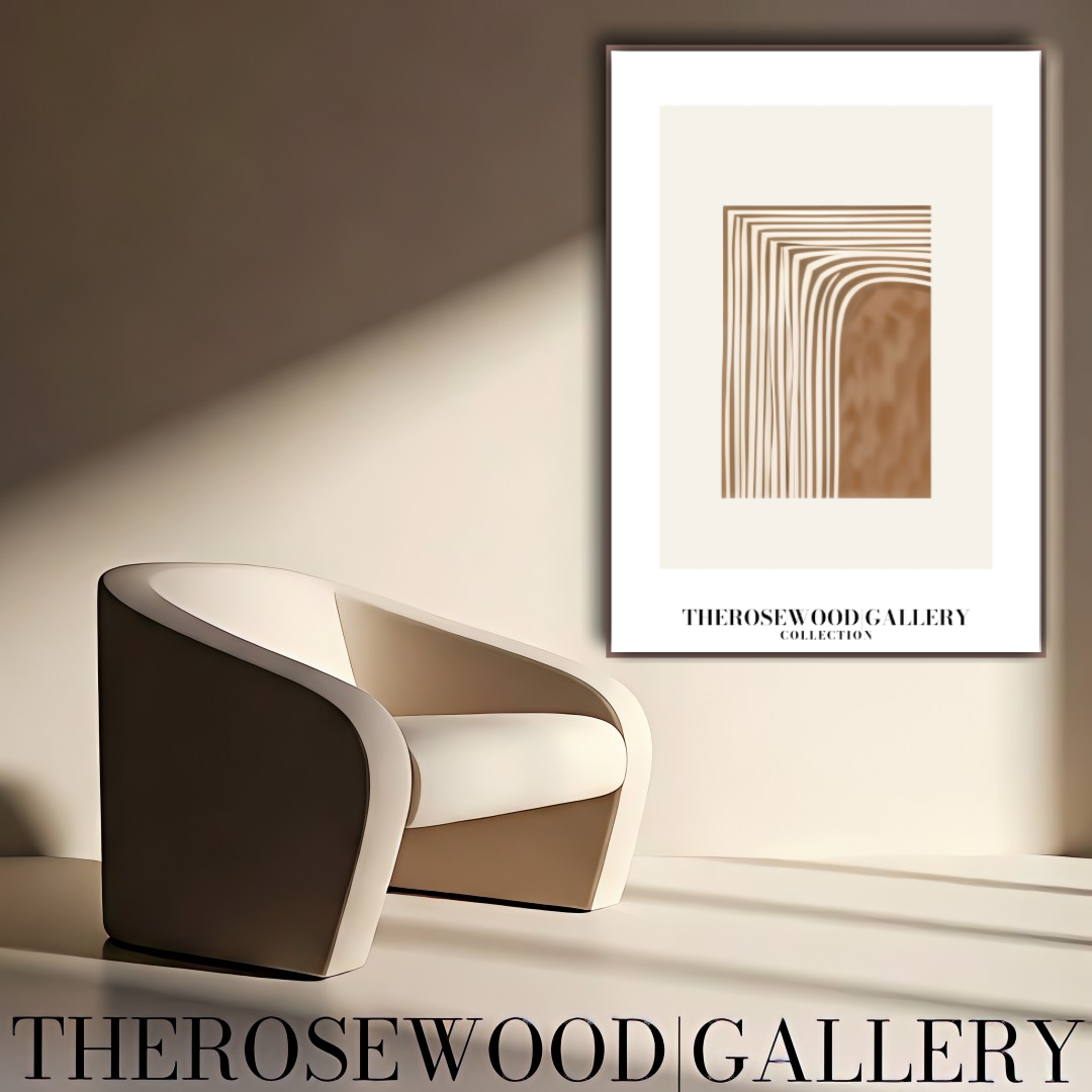 Moderne minimalistische druckbare Kunst | Sofortige digitale Lieferung | Gemütliche neutrale Farben | Zarte Linienmuster | Warme, gedämpfte Palette | Erdiges Beige-Taupe