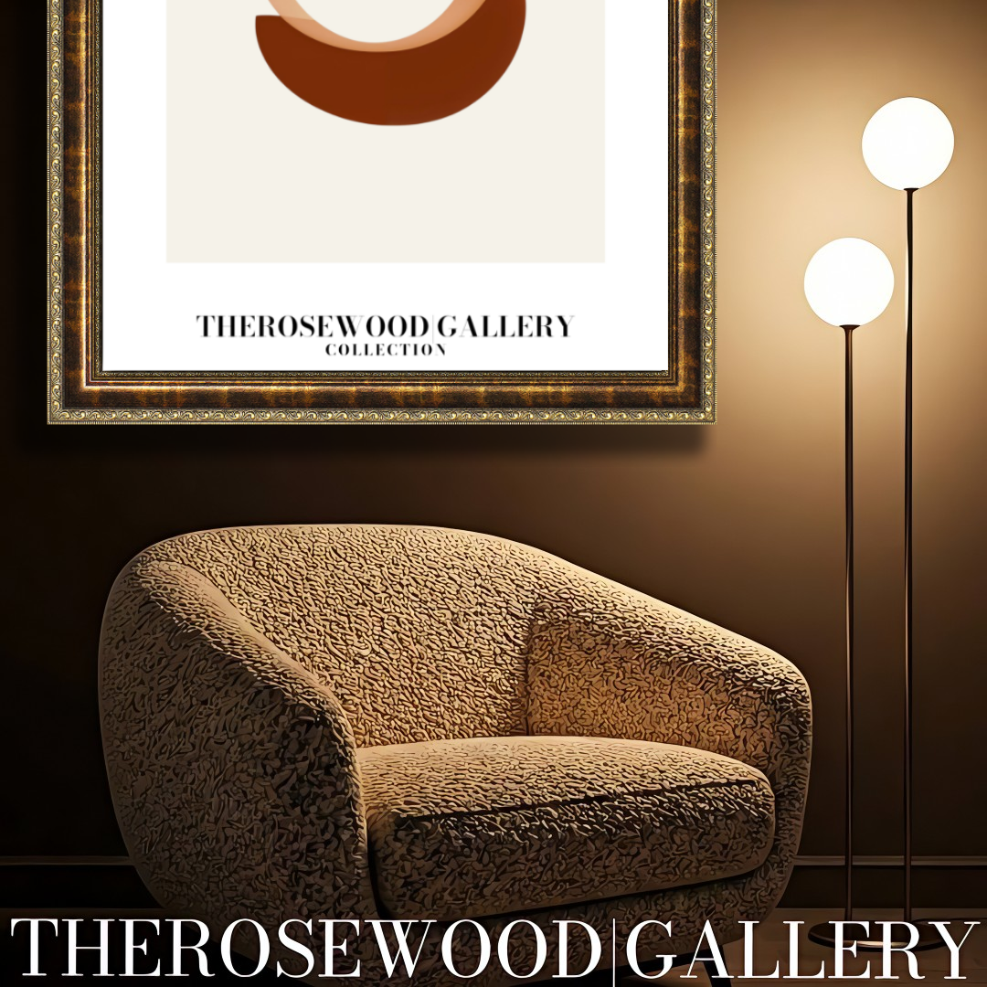 Modern Printable Wall Art | Quick Access | Neutral Warm Palette | Artistic Round Shapes | Muted Earth Colors | Subtle Pink Brown