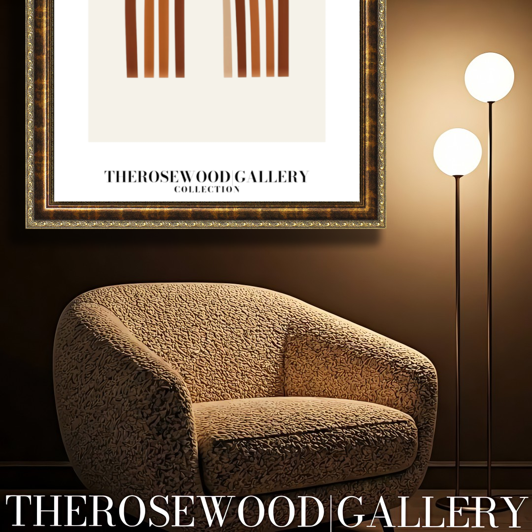 Minimalist Wall Art Printable | Instant Download | Neutral Home Decor | Modern Arc Art | Warm Orange-Brown Tones | Digital Art Living Room