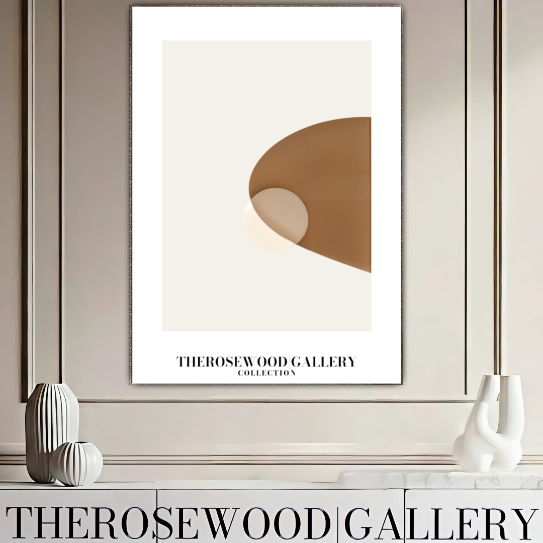 Impression minimaliste vintage beige-taupe | Décoration murale numérique instantanée | Décoration d'intérieur neutre | Motif circulaire moderne | Tons terreux imprimables | Affiche abstraite minimaliste