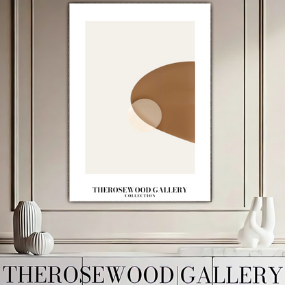 Impression minimaliste vintage beige-taupe | Décoration murale numérique instantanée | Décoration d'intérieur neutre | Motif circulaire moderne | Tons terreux imprimables | Affiche abstraite minimaliste