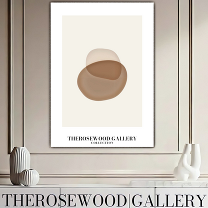 Warmer Taupe Minimalistischer Druck | Sofortige digitale Wandkunst | Neutrale Inneneinrichtung | Zeitgenössisches Kreismotiv | Natürlicher Farbton zum Ausdrucken | Minimalistisches abstraktes Poster
