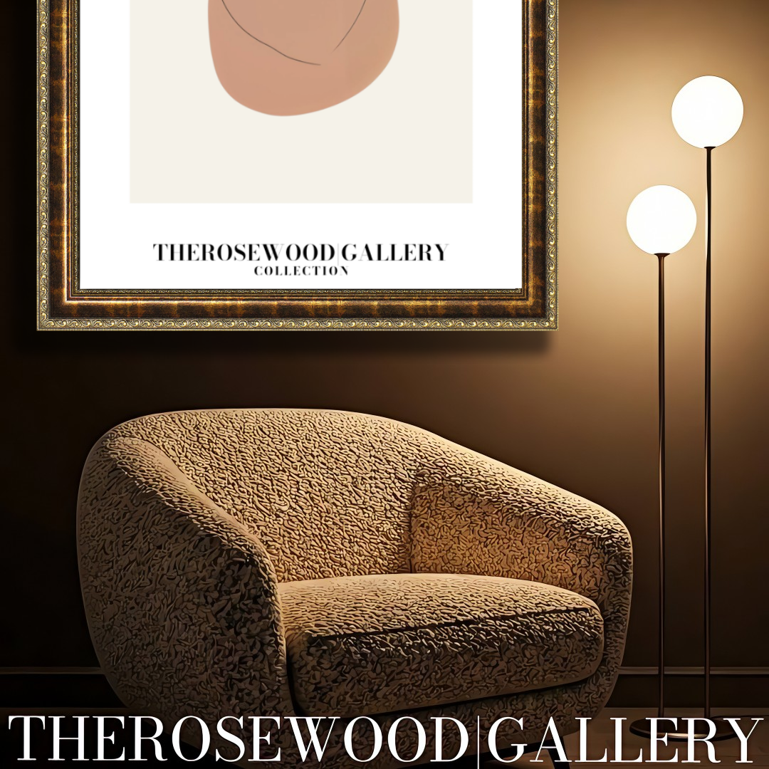 Blassrosa minimalistische Kunst | Sofort-Download | Neutrale Wanddekoration | Moderner abstrakter Kreis | Dezente feine Linie | Poster zum Drucken