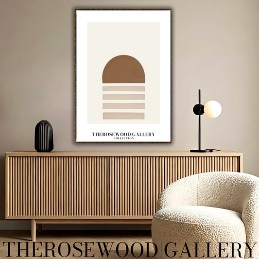 Pale Sand Minimalist Art Print | Digital Wall Decor | Neutral Modern Interiors | Circular Abstract Design | Soft Natural Tone Printable