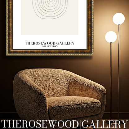 Minimalist Drawing Digital Print | Instant Office Art Download | Neutral Abstract Decor | Fine Line Design | Beige Modern Art Poster