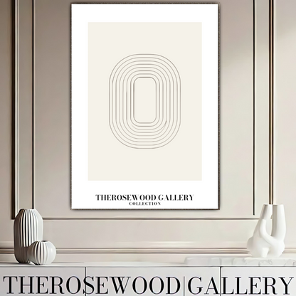 Modern Art Print Download | Ultra HD Quality | Soft Neutral Colors | Structured Line Motif | Chic Wall Decor