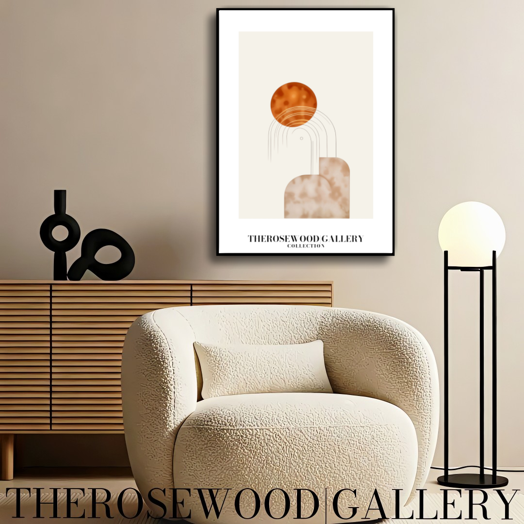 Contemporary Centerpiece Prints | Professional Resolution Download | Desert Tones | Architectural Forms | Room Art