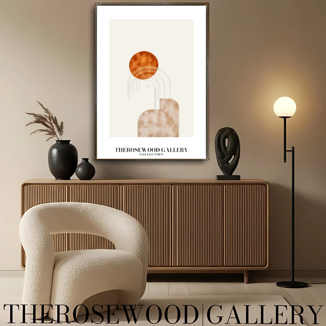 Contemporary Centerpiece Prints | Professional Resolution Download | Desert Tones | Architectural Forms | Room Art