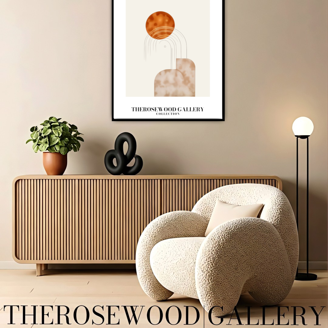 Contemporary Centerpiece Prints | Professional Resolution Download | Desert Tones | Architectural Forms | Room Art