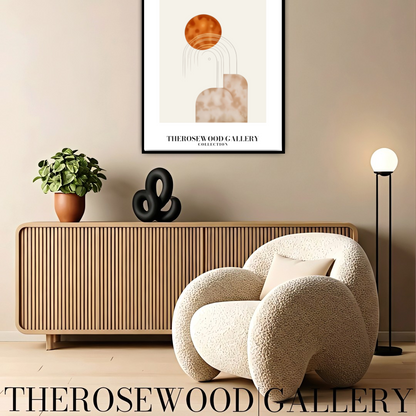 Contemporary Centerpiece Prints | Professional Resolution Download | Desert Tones | Architectural Forms | Room Art