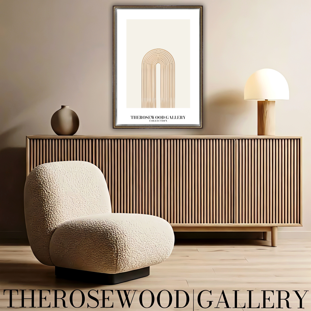 Digital Abstract Brush Stroke Lines | Studio Quality Download | Monochromatic Palette | Minimalist Arc Line | Bedroom Decor