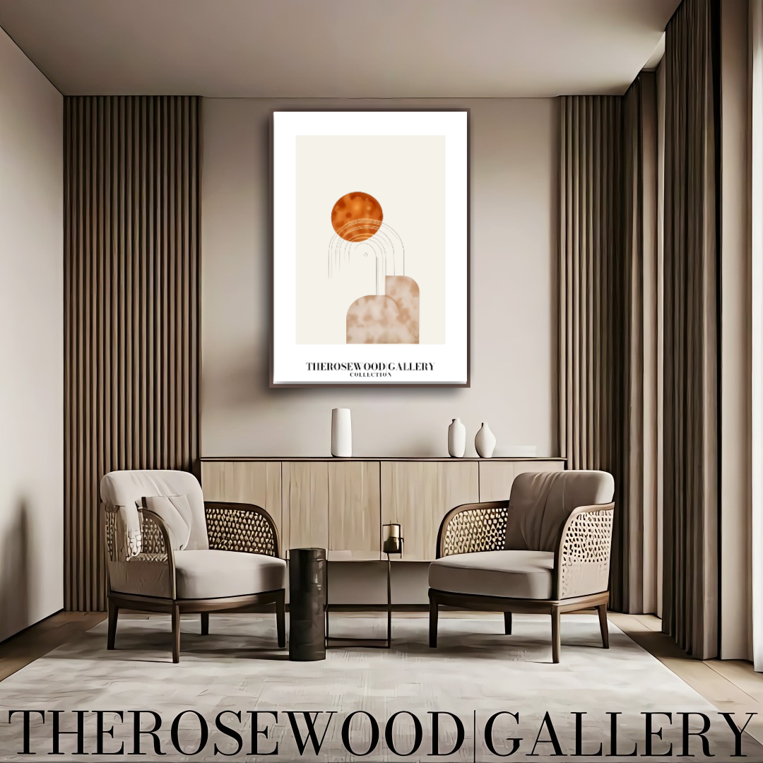 Contemporary Centerpiece Prints | Professional Resolution Download | Desert Tones | Architectural Forms | Room Art