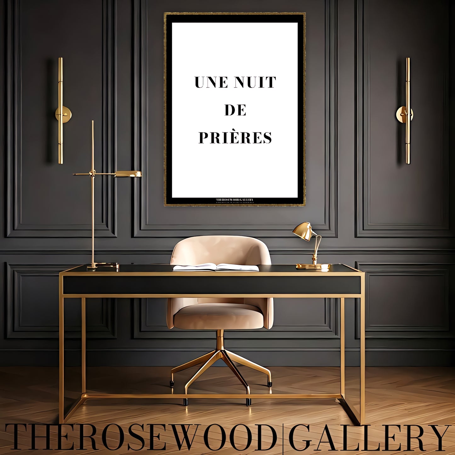 Elegant Minimalist Wall Quote | High-Resolution Digital Poster | Black & White | Sophisticated Typography | Home Decor