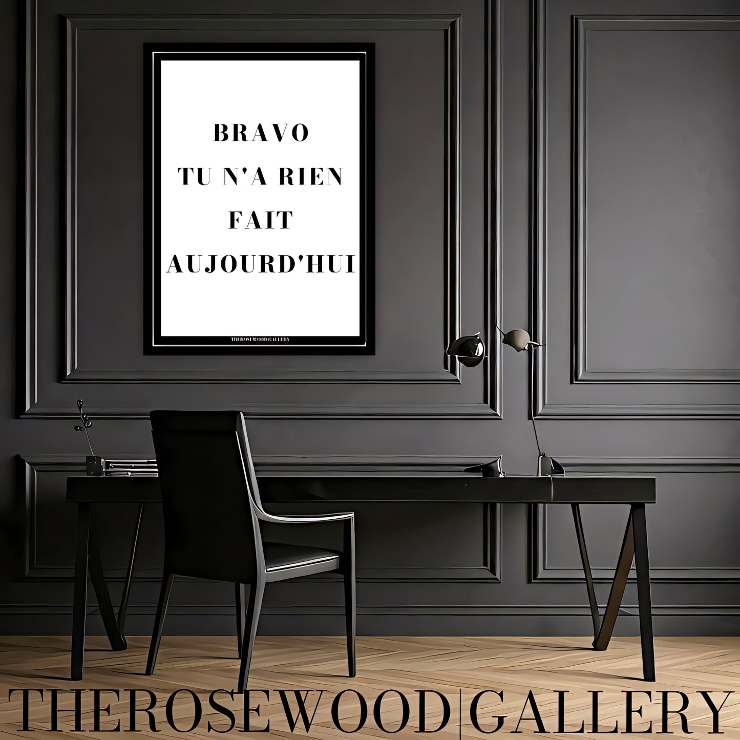 Inspirational Minimalist Print | Digital Wall Art | Monochrome Simplicity | Modern Office Accent | Motivational Decor