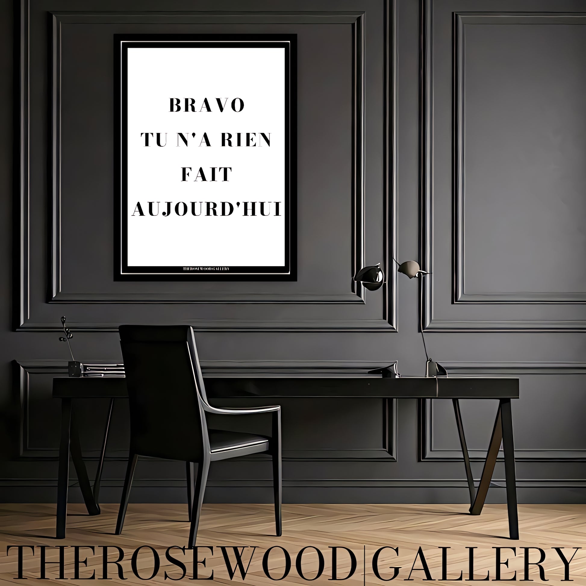 Inspirational Minimalist Print | Digital Wall Art | Monochrome Simplicity | Modern Office Accent | Motivational Decor