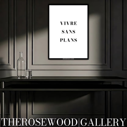 Quote Poster | Contemporary Digital Download | Black & White Aesthetic | Minimalist Typography |  Workspace Art