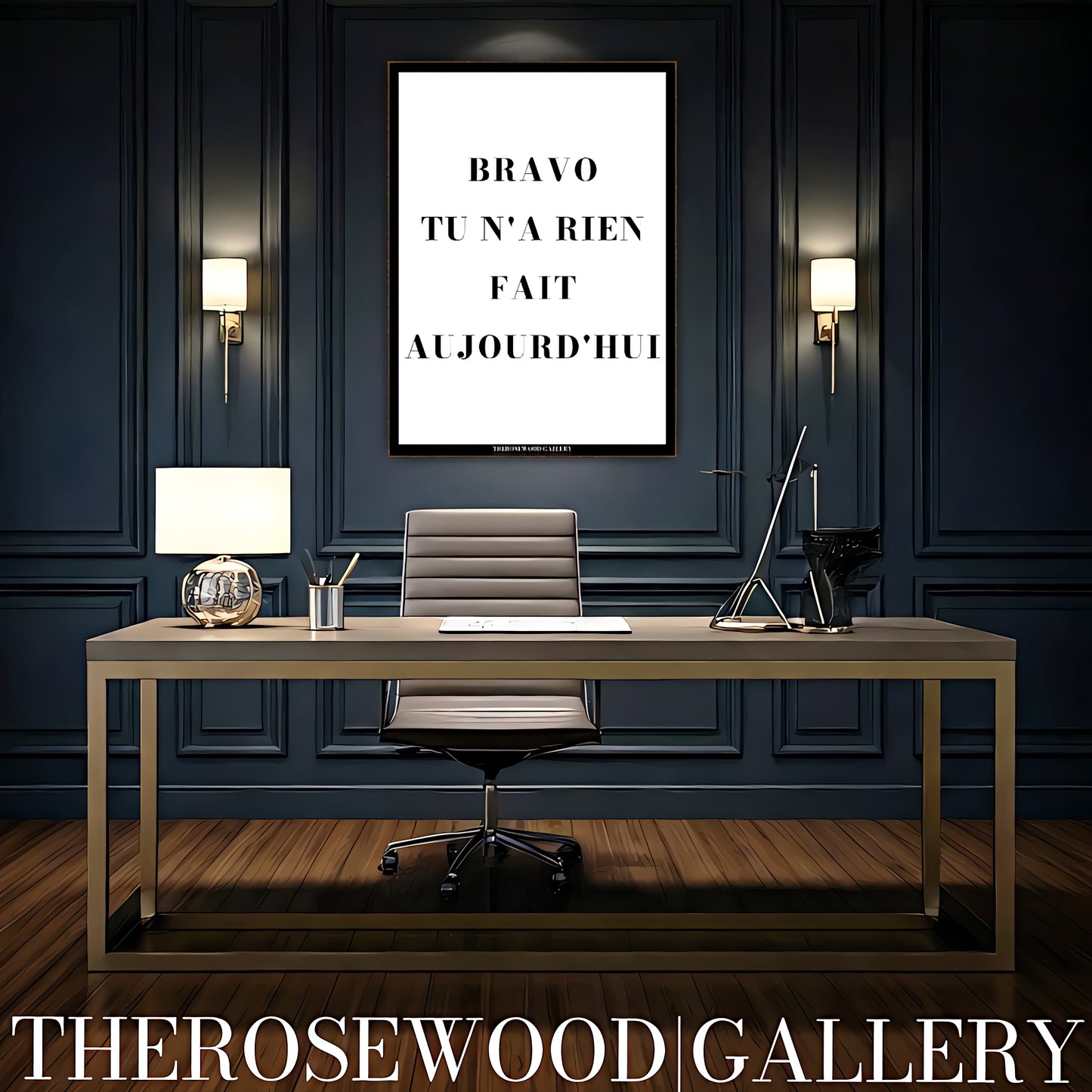 Inspirational Minimalist Print | Digital Wall Art | Monochrome Simplicity | Modern Office Accent | Motivational Decor