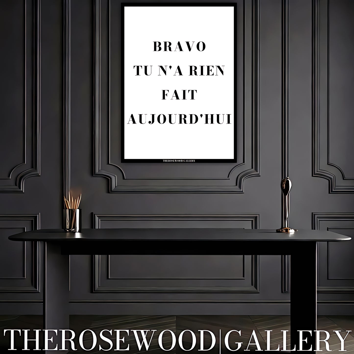 Inspirational Minimalist Print | Digital Wall Art | Monochrome Simplicity | Modern Office Accent | Motivational Decor