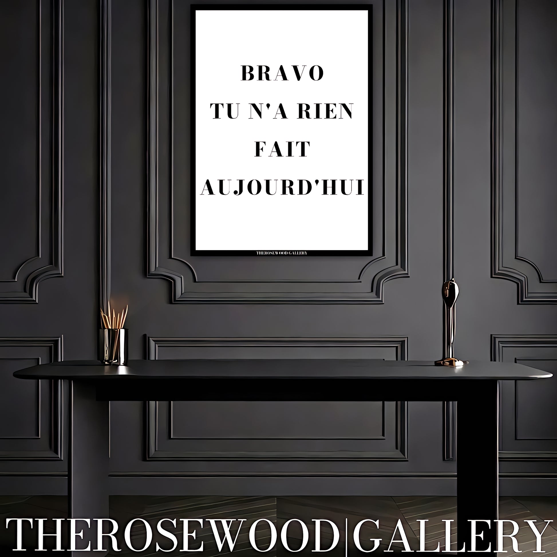 Inspirational Minimalist Print | Digital Wall Art | Monochrome Simplicity | Modern Office Accent | Motivational Decor
