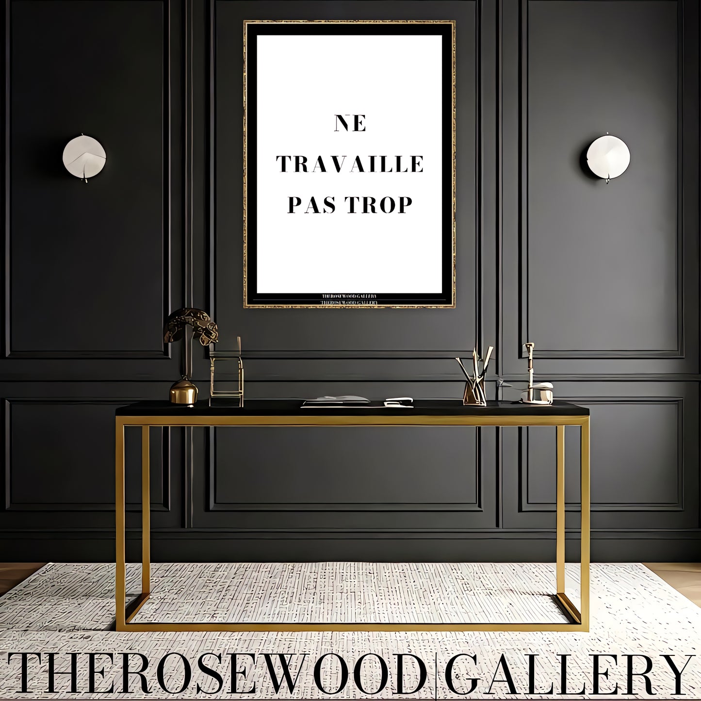 Motivational Poster | High-Quality Digital File | Black & White Minimalism | Contemporary Elegant Design | Uplifting Quote Art | Office Wall Print