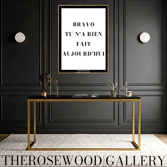 Inspirational Minimalist Print | Digital Wall Art | Monochrome Simplicity | Modern Office Accent | Motivational Decor