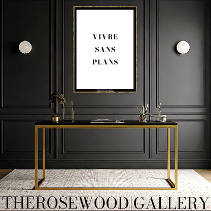 Quote Poster | Contemporary Digital Download | Black & White Aesthetic | Minimalist Typography |  Workspace Art