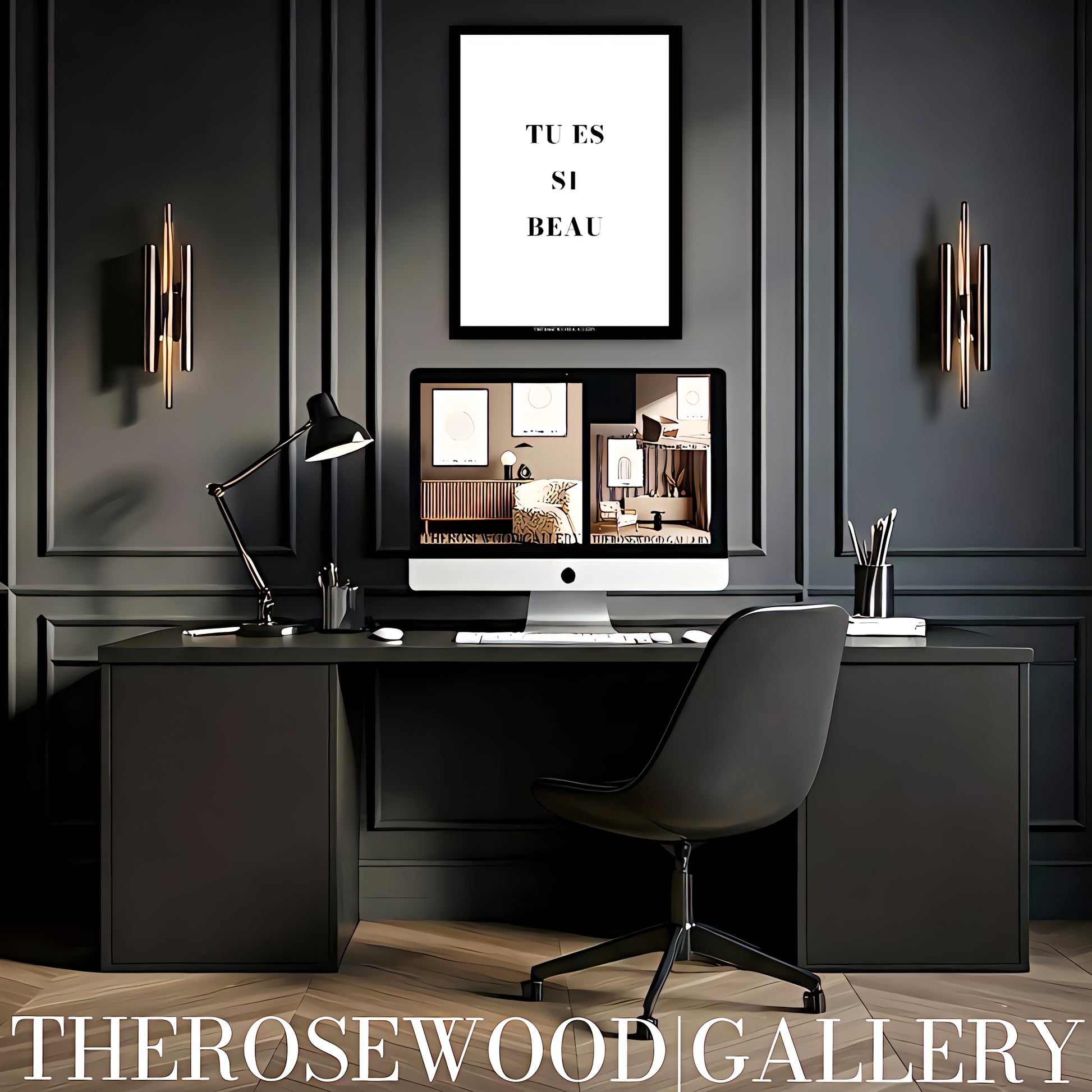 Chic Quote Poster | High-Res Download | Black & White | Minimalist Typography | Motivation | Inspirational Decor