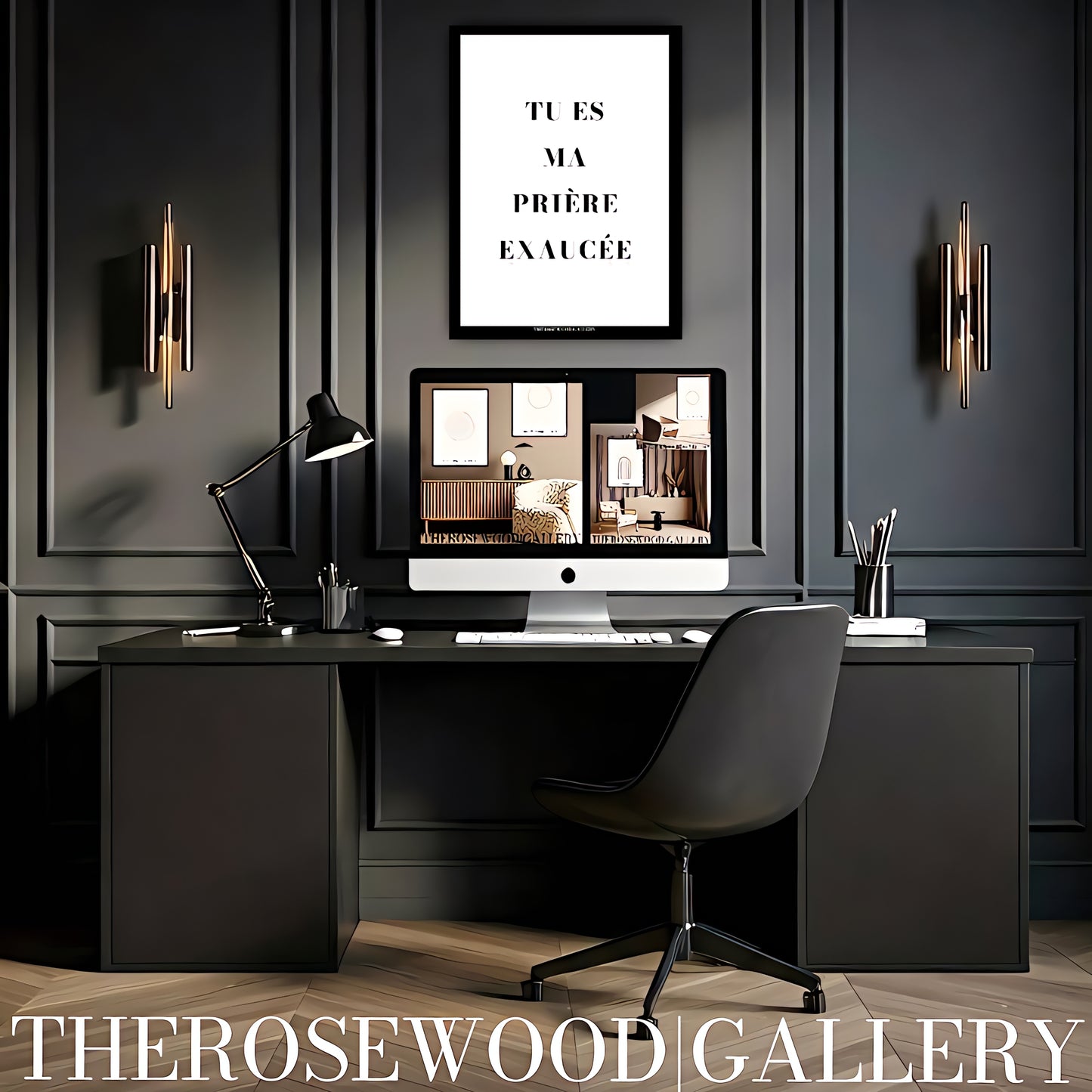 Inspirational Wall Print | Ultra HD Printable File | Black & White | Modern Calligraphy | Motivation | Minimalist Art