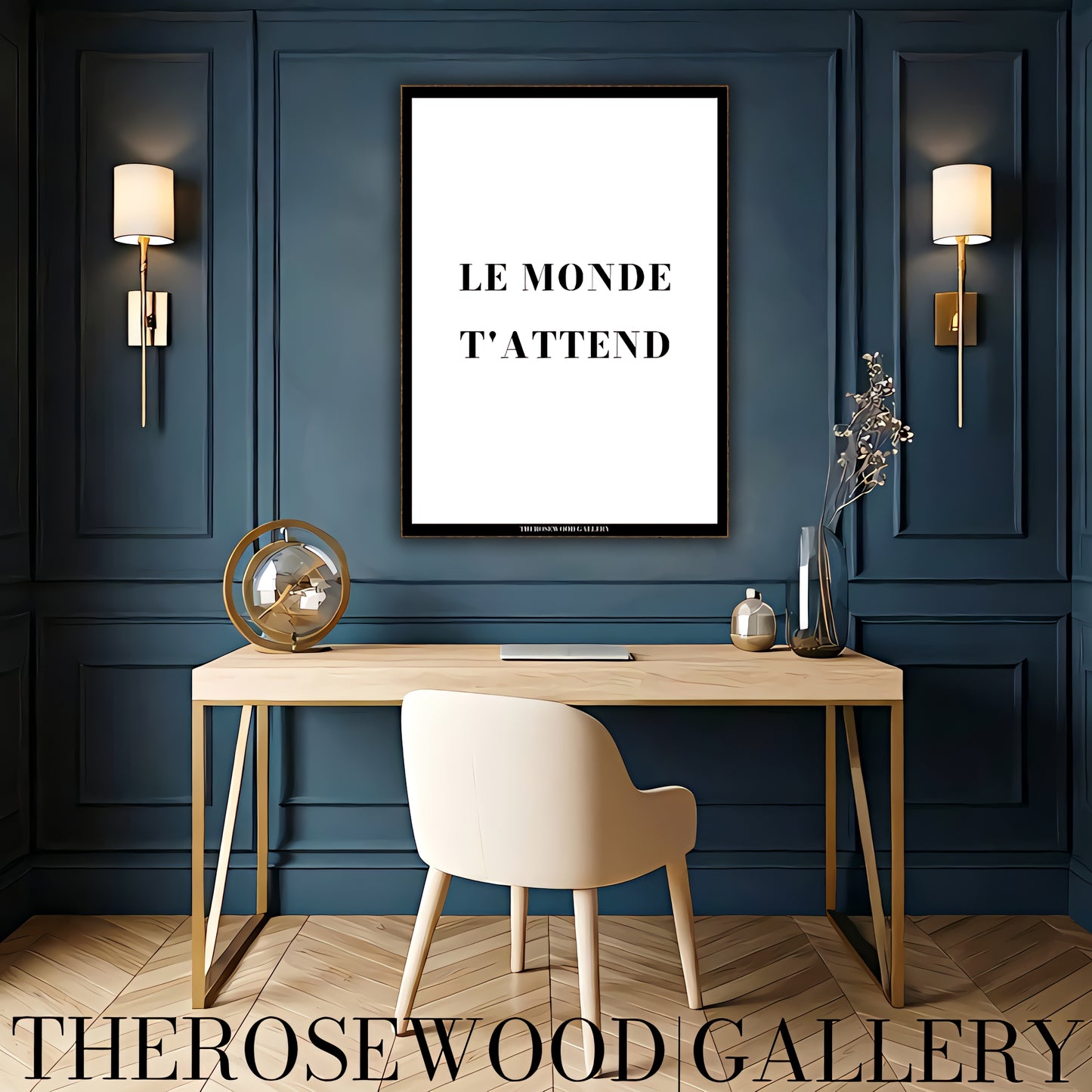 Quote Artwork | Ultra-High Resolution Download | Monochrome Modern Design |  Typography | Inspirational Print | Home Office Decor