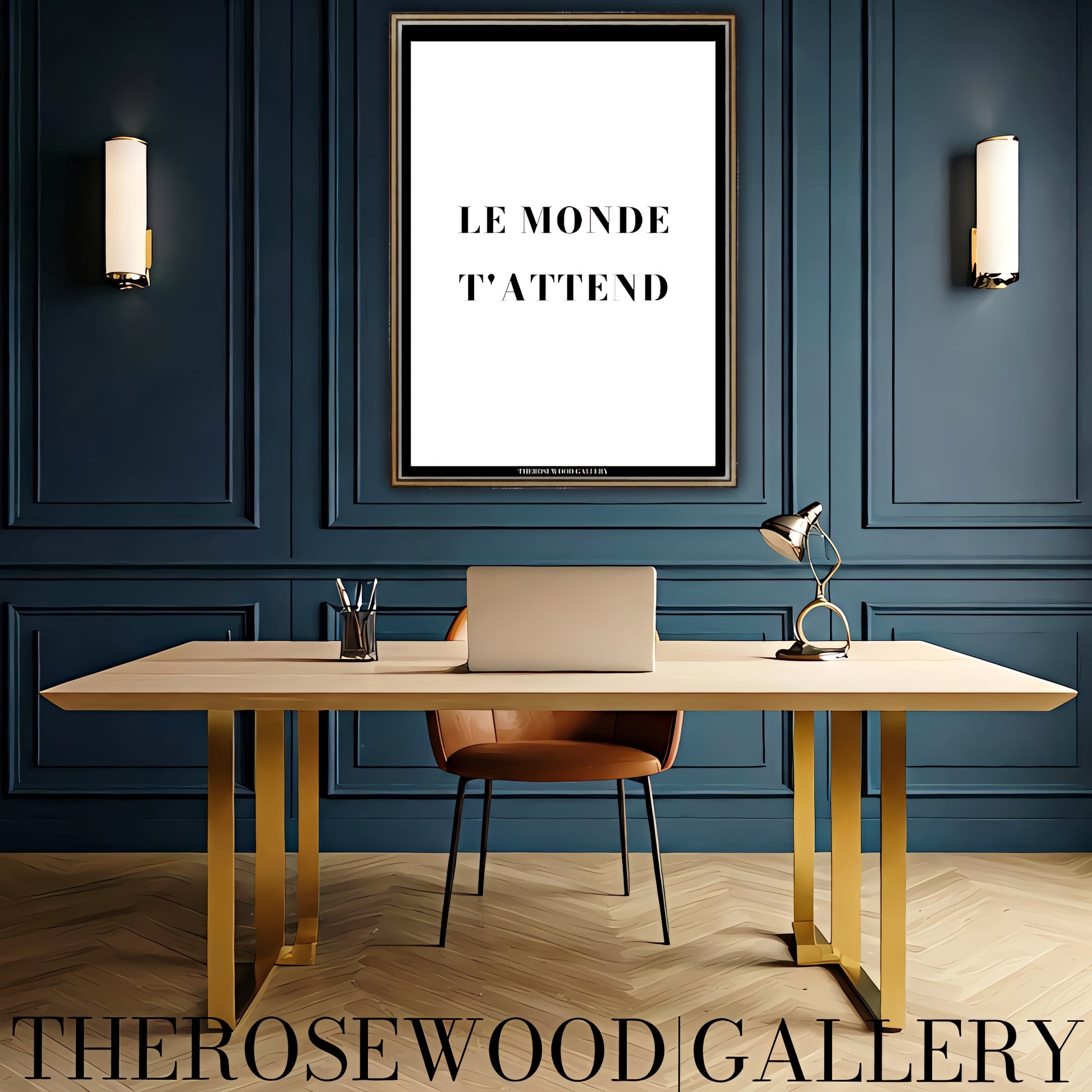 Quote Artwork | Ultra-High Resolution Download | Monochrome Modern Design |  Typography | Inspirational Print | Home Office Decor