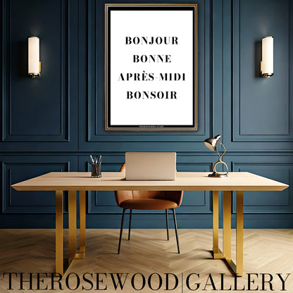 Minimalist Quote Wall Art | Premium Digital Print | Monochrome Decor | Sleek Modern Style | Uplifting Office Poster