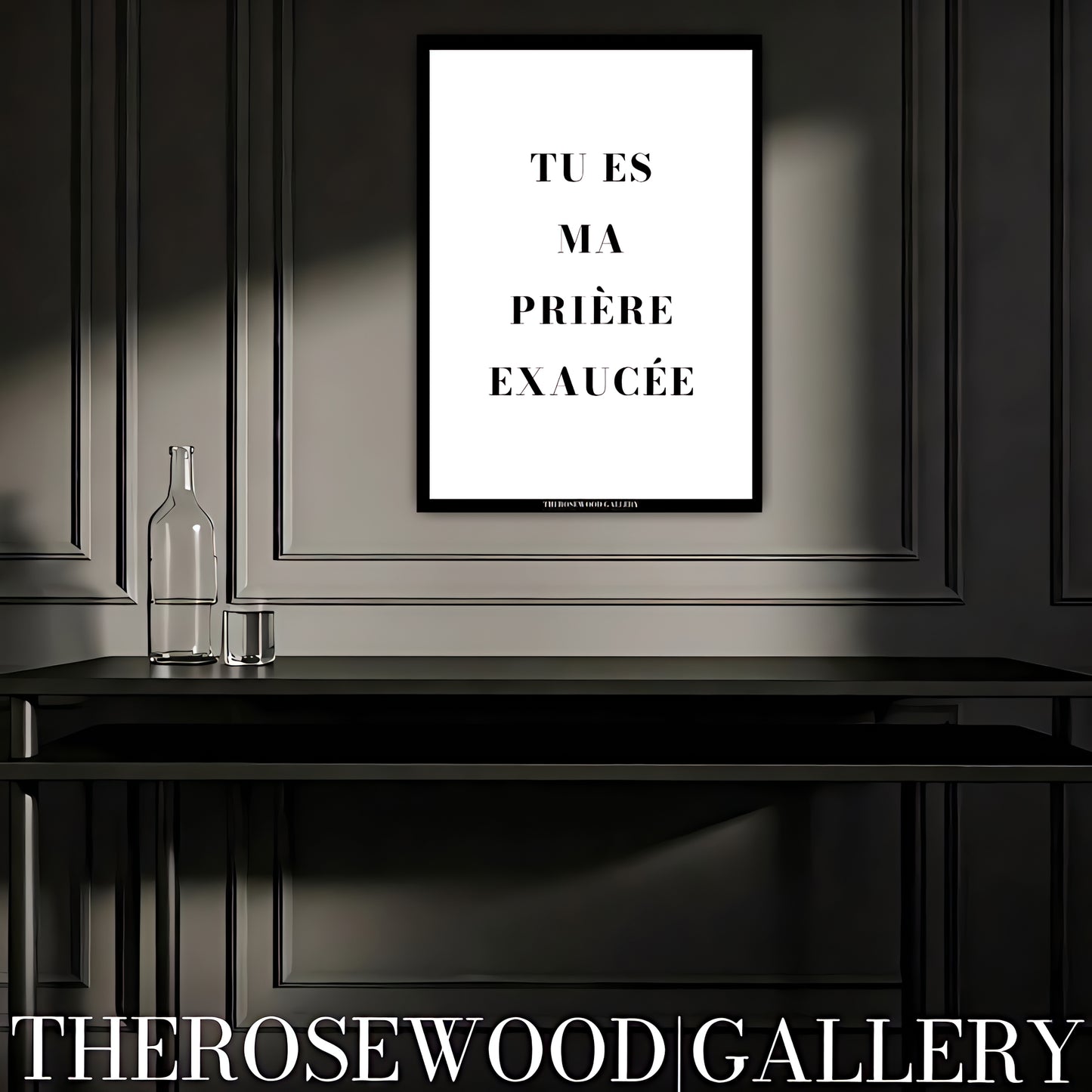 Inspirational Wall Print | Ultra HD Printable File | Black & White | Modern Calligraphy | Motivation | Minimalist Art