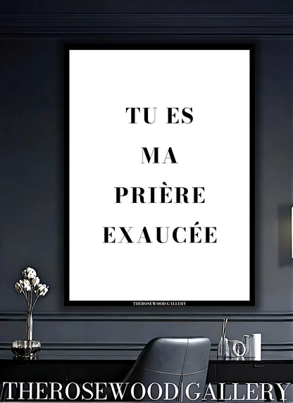 Inspirational Wall Print | Ultra HD Printable File | Black & White | Modern Calligraphy | Motivation | Minimalist Art