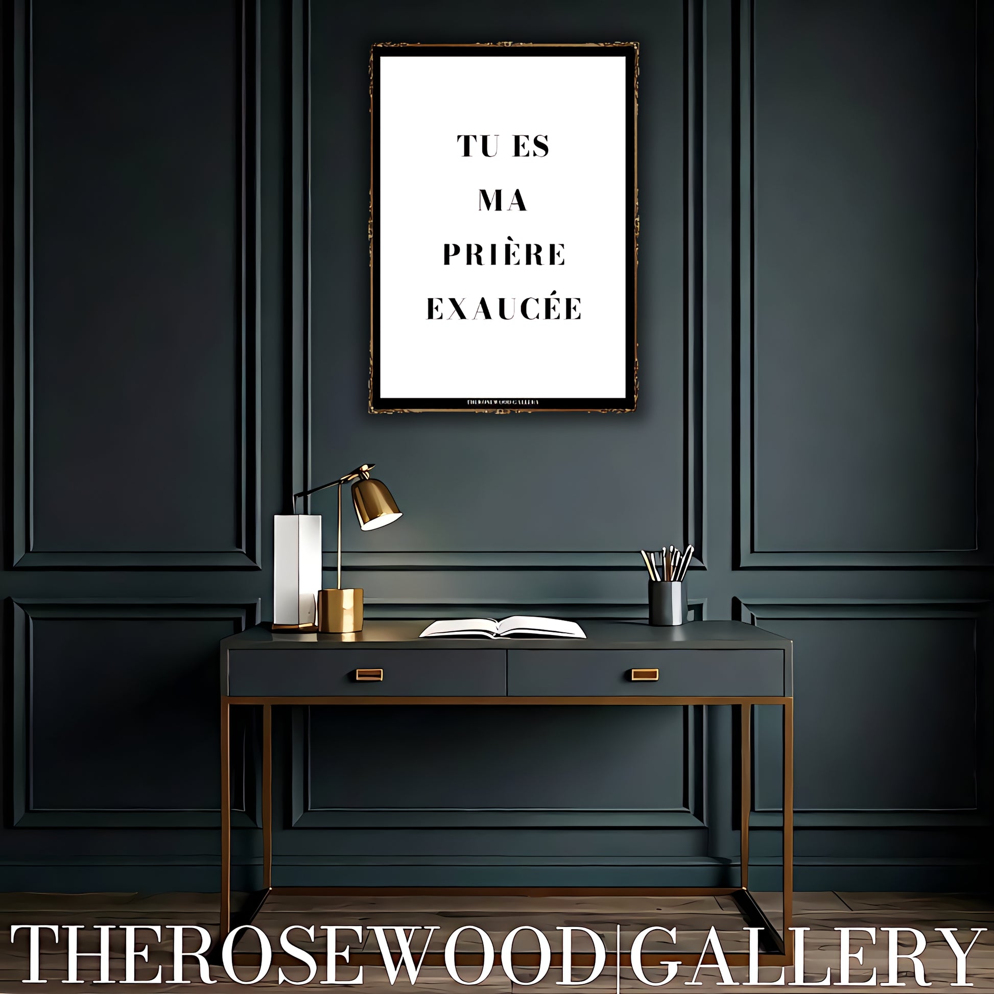 Inspirational Wall Print | Ultra HD Printable File | Black & White | Modern Calligraphy | Motivation | Minimalist Art