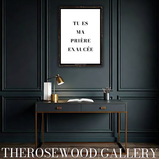 Inspirational Wall Print | Ultra HD Printable File | Black & White | Modern Calligraphy | Motivation | Minimalist Art