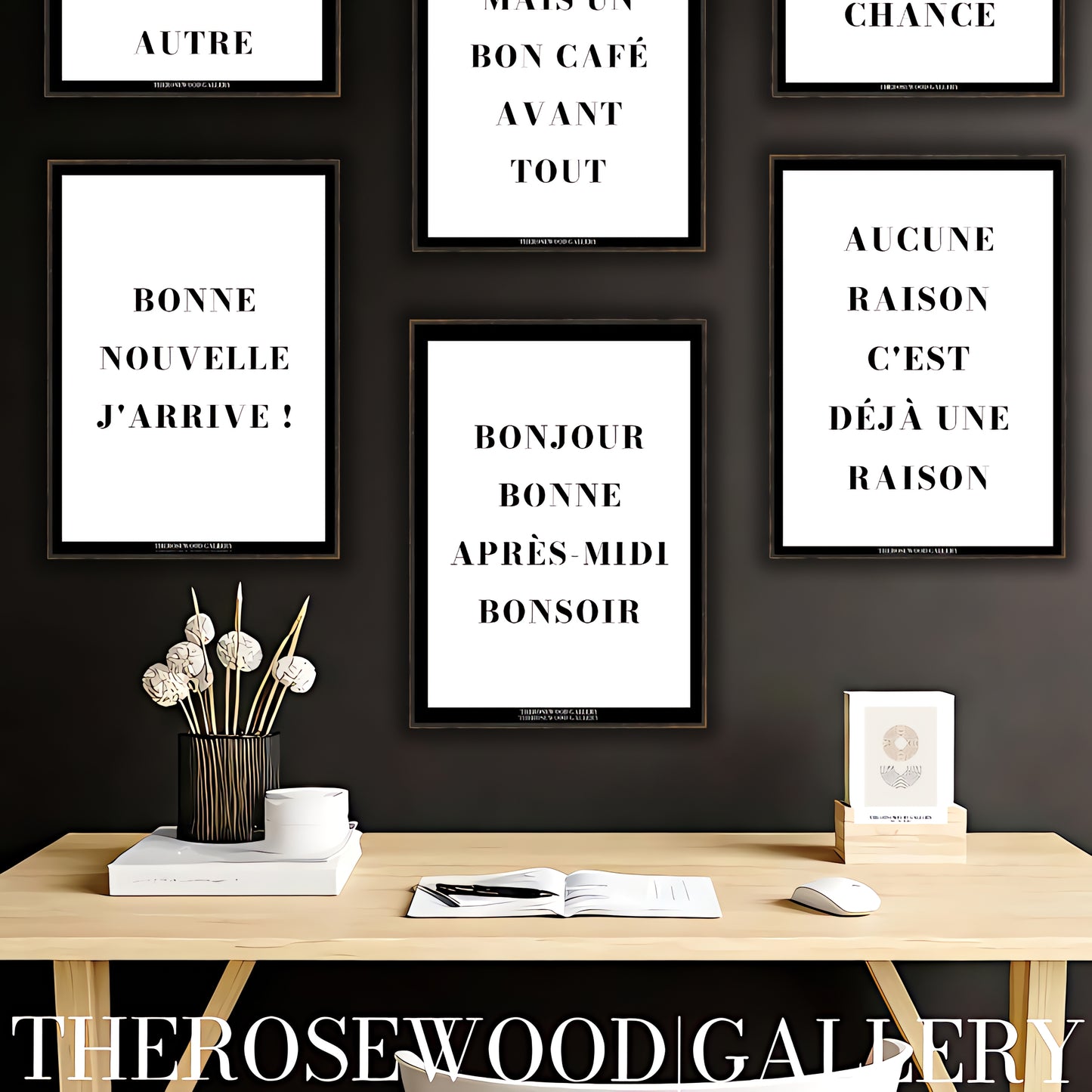 Minimalist Quote Wall Art | Premium Digital Print | Monochrome Decor | Sleek Modern Style | Uplifting Office Poster