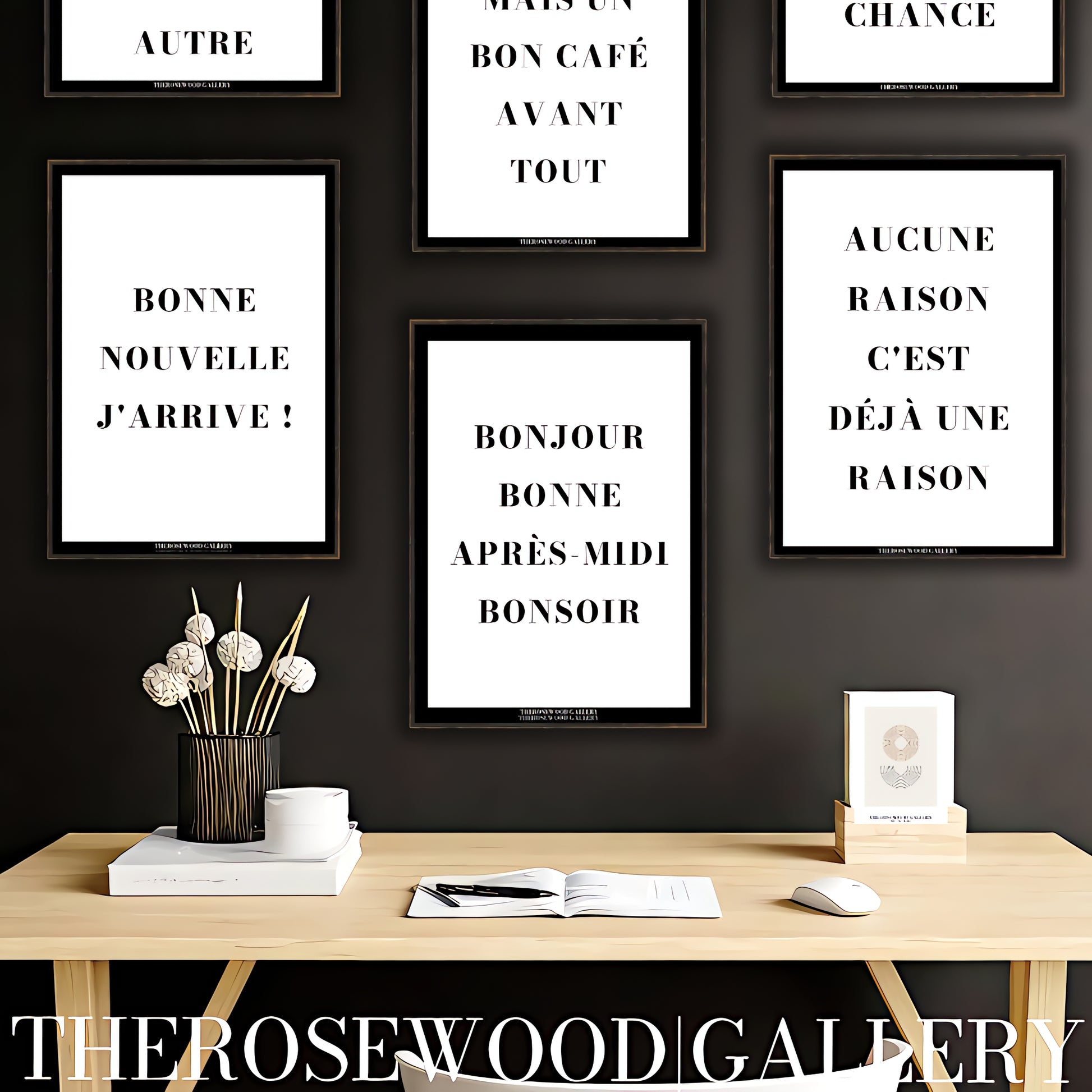 Minimalist Quote Wall Art | Premium Digital Print | Monochrome Decor | Sleek Modern Style | Uplifting Office Poster
