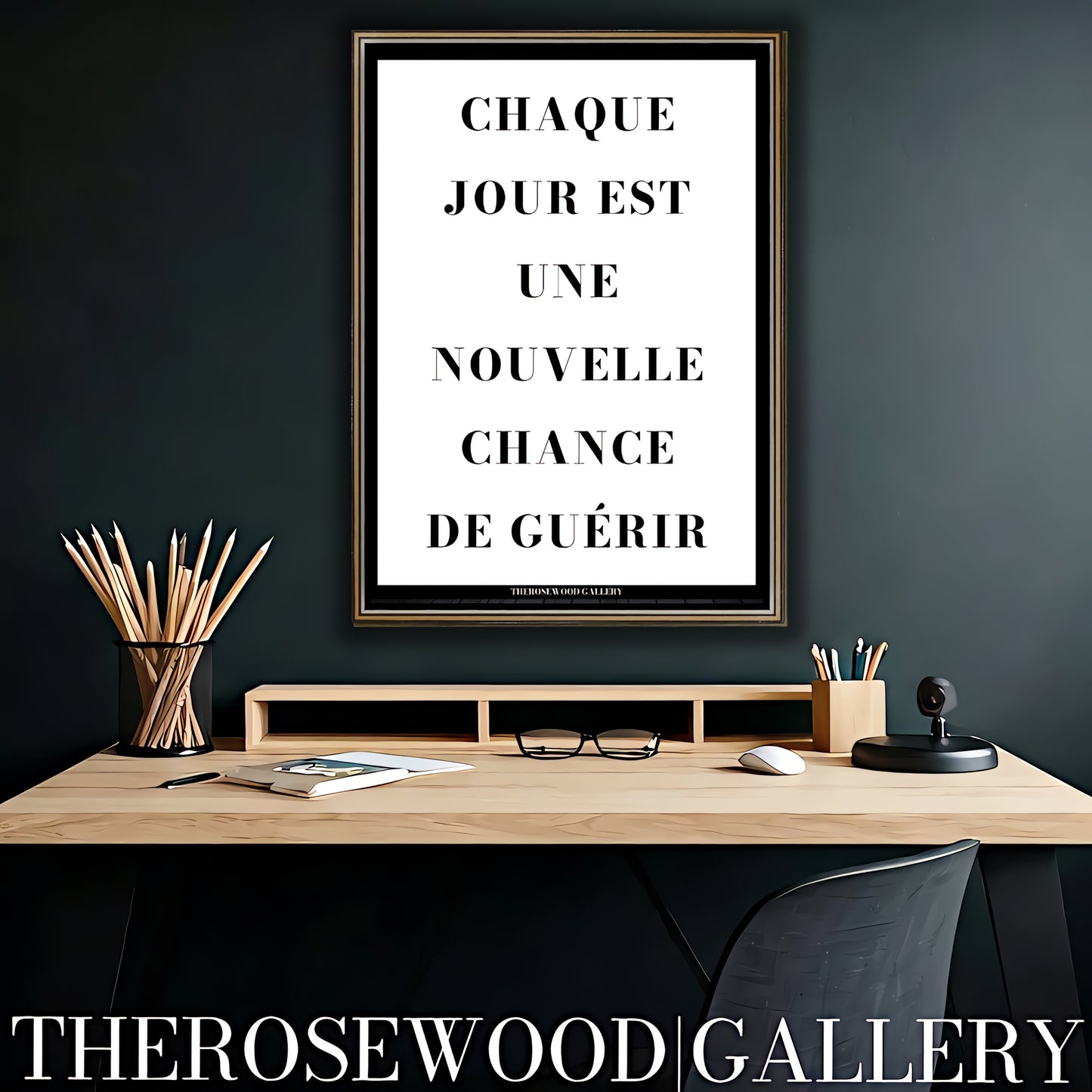 Empowering Words | 4K Ultra HD Download | Black & White | Minimalist Decor | Motivational Quote | Inspiration