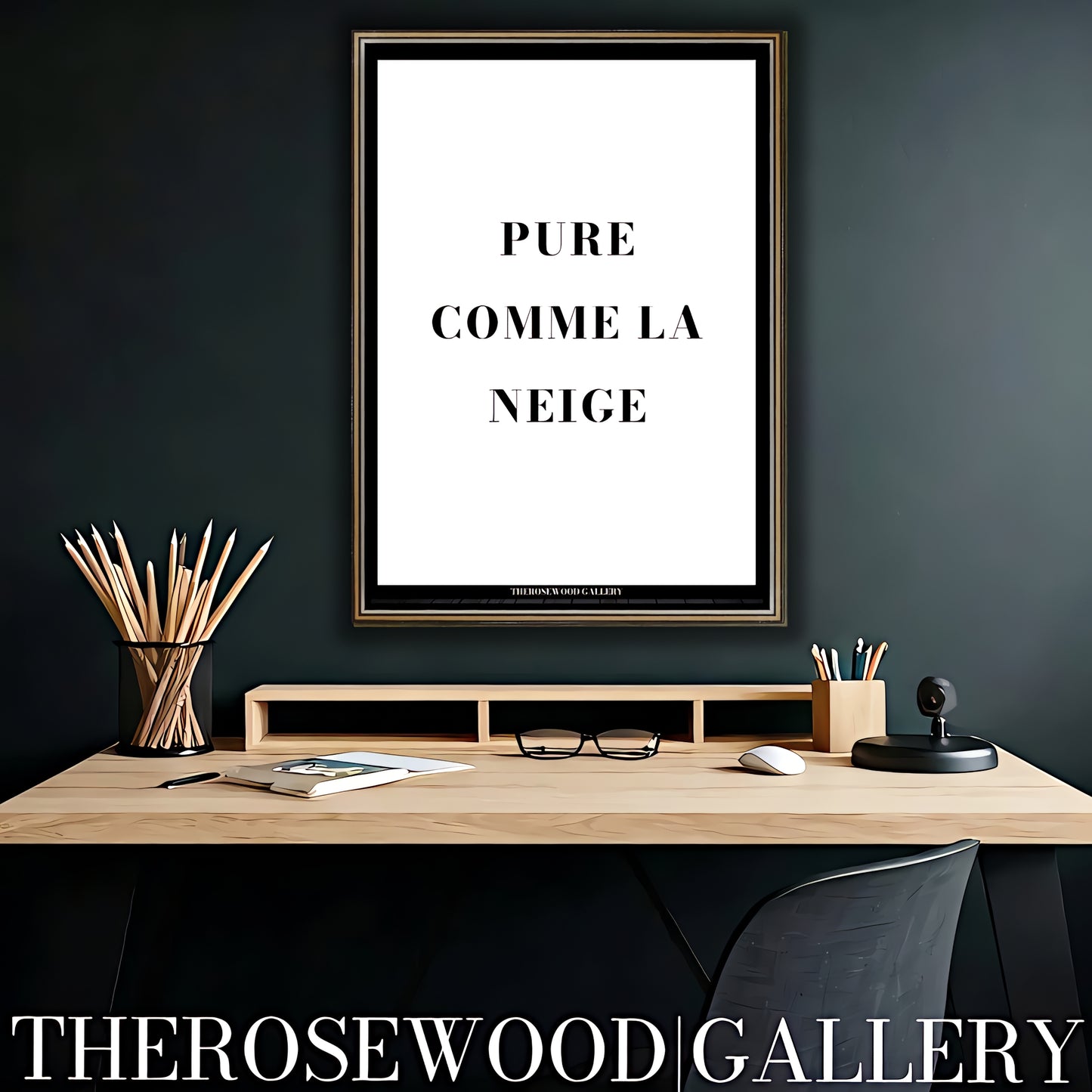 Inspirational Quote To Print | High-Resolution Digital Download | Black & White | Modern Calligraphy | Motivation | Wall Art