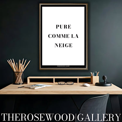 Inspirational Quote To Print | High-Resolution Digital Download | Black & White | Modern Calligraphy | Motivation | Wall Art