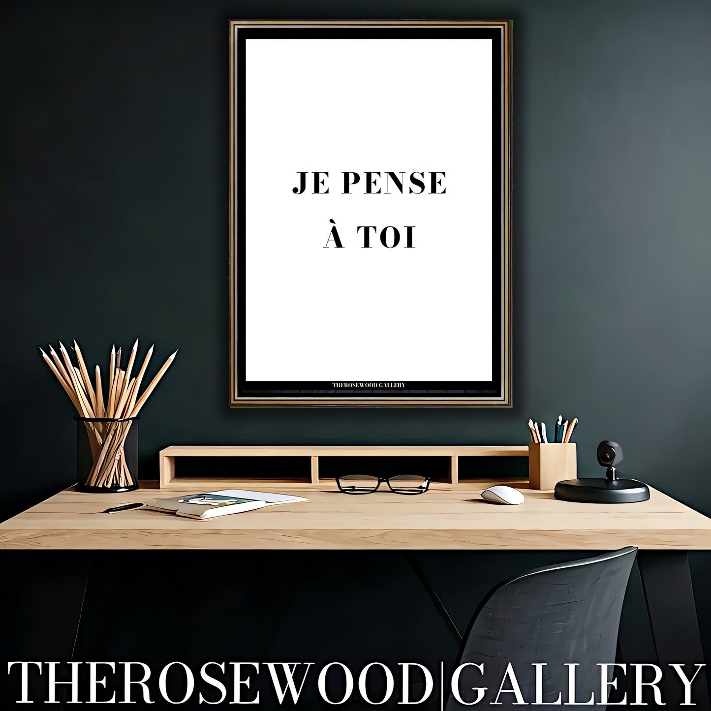 Minimalist Quote Poster | Ultra High Definition File | Black & White | Simple Typography | Motivational Art | Inspiration