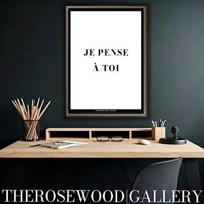 Minimalist Quote Poster | Ultra High Definition File | Black & White | Simple Typography | Motivational Art | Inspiration