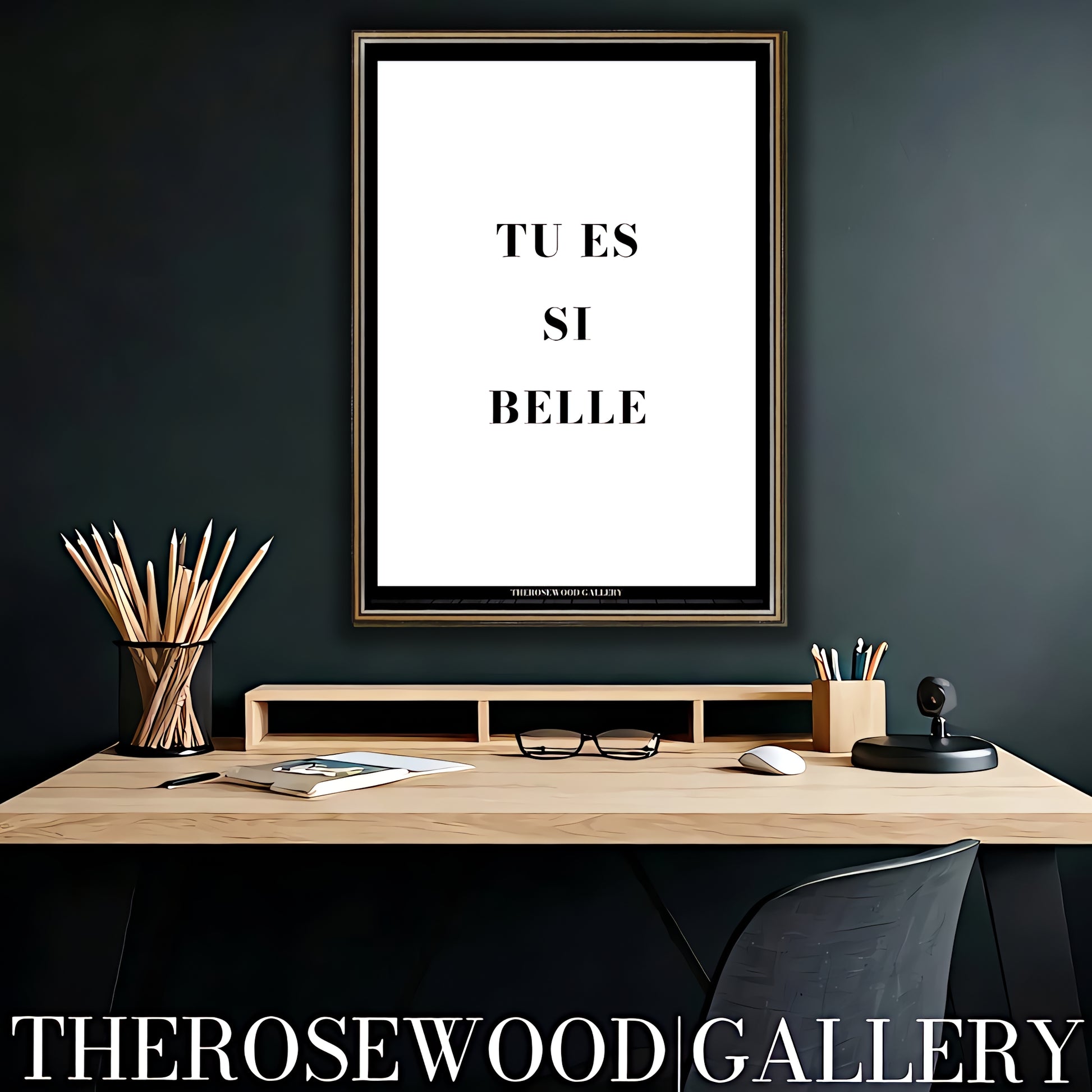 Elegant Quote Print | HD Ultra-Resolution Download | Black & White | Simple Modern Art | Motivation | Inspirational Decor