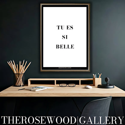 Elegant Quote Print | HD Ultra-Resolution Download | Black & White | Simple Modern Art | Motivation | Inspirational Decor