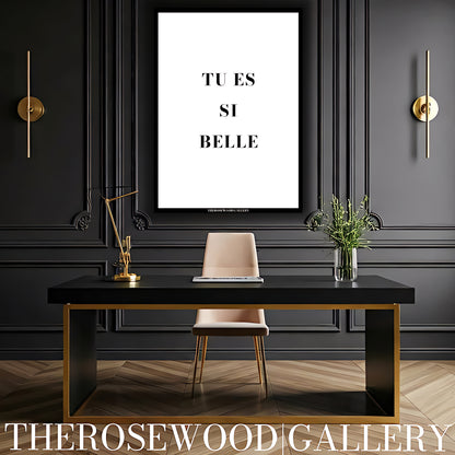 Elegant Quote Print | HD Ultra-Resolution Download | Black & White | Simple Modern Art | Motivation | Inspirational Decor