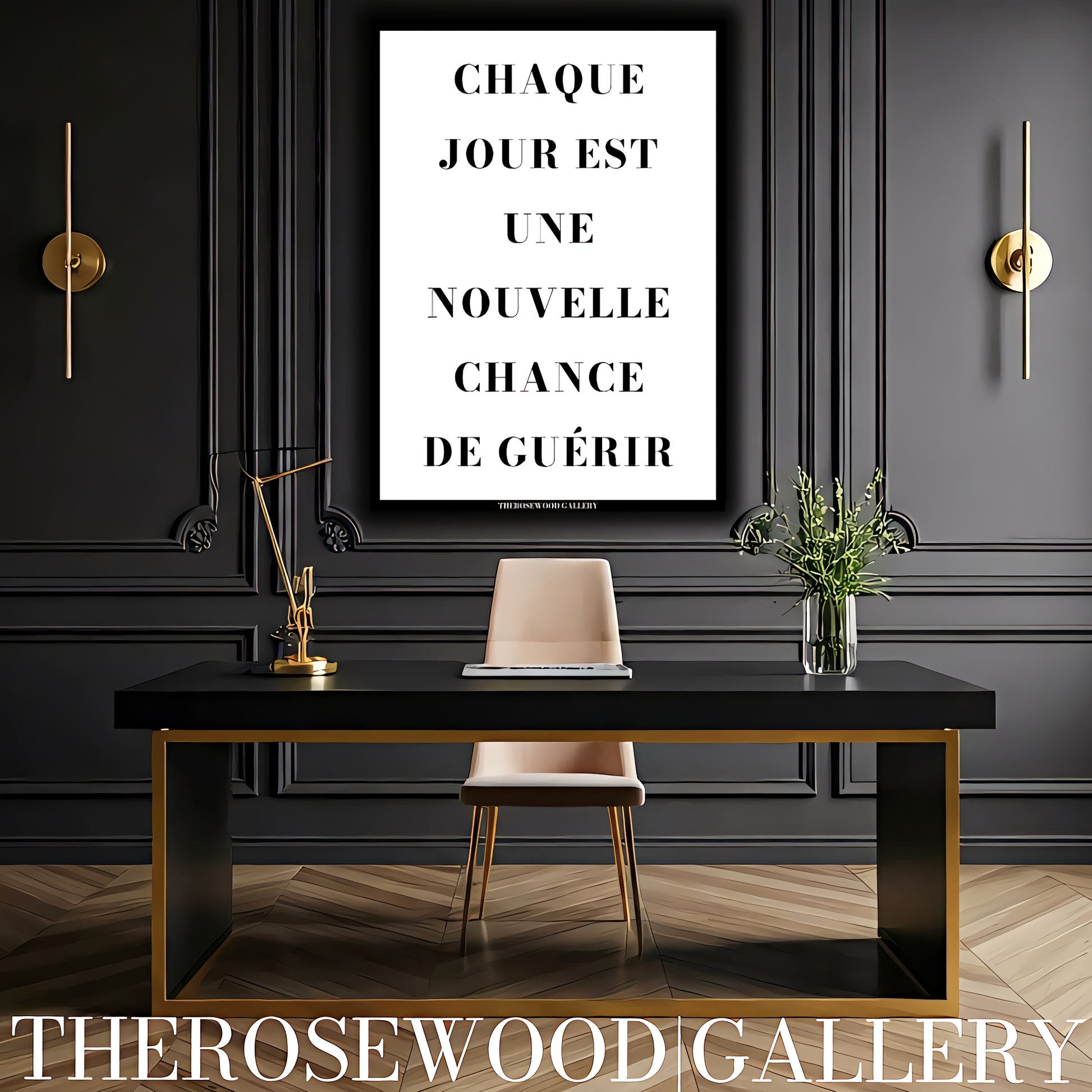 Empowering Words | 4K Ultra HD Download | Black & White | Minimalist Decor | Motivational Quote | Inspiration