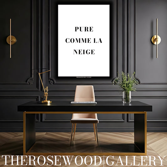 Inspirational Quote To Print | High-Resolution Digital Download | Black & White | Modern Calligraphy | Motivation | Wall Art